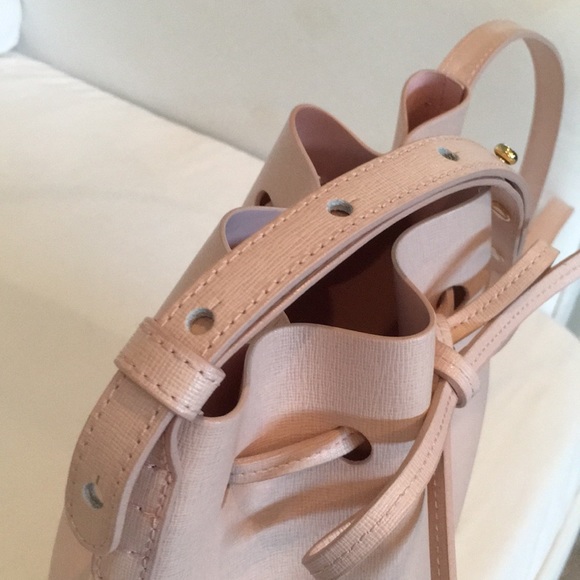 Mansur Gavriel Mini Saffiano Rosa bucket bag - Picture 5 of 8